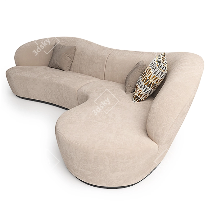 Ignacio Modular Sofa: Versatile Comfort in Every Configuration 3D model image 2