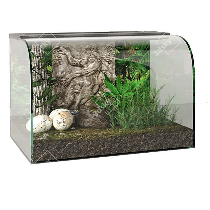 Reptile Hatchling Terrarium 3D model image 1