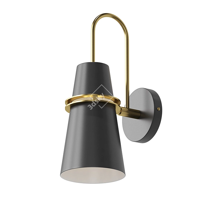 Scandinavian Style Wall Lamp 3D model image 1