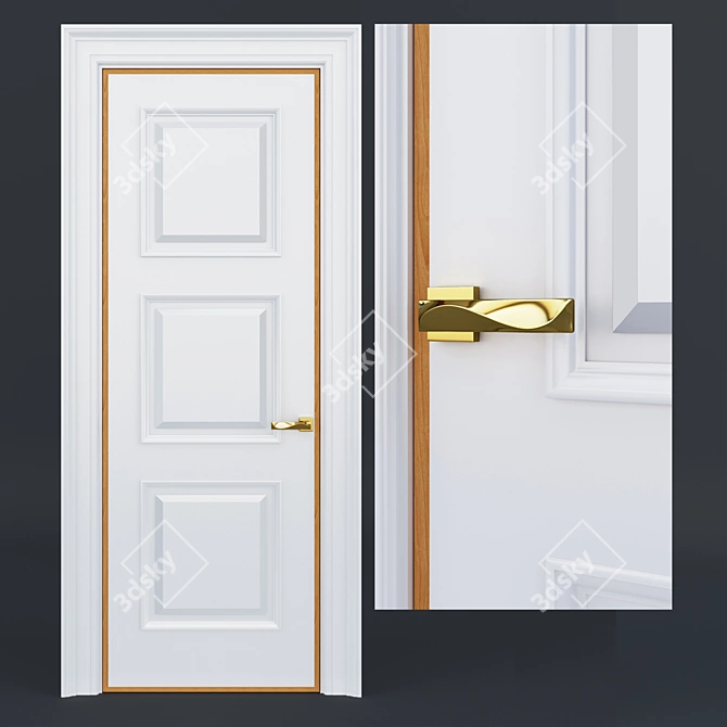 Craftsmanship Collection: TCM K110 Door 3D model image 1