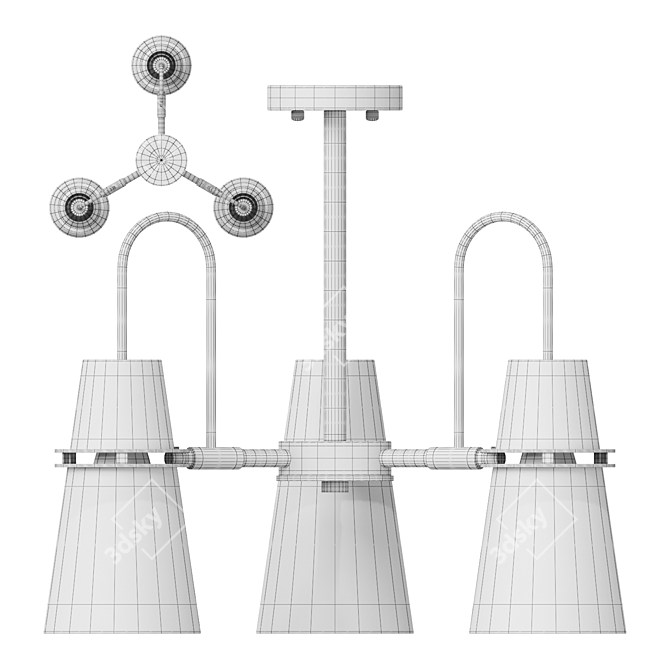 Modern Postmodern Lamp - REINAR A 3D model image 3