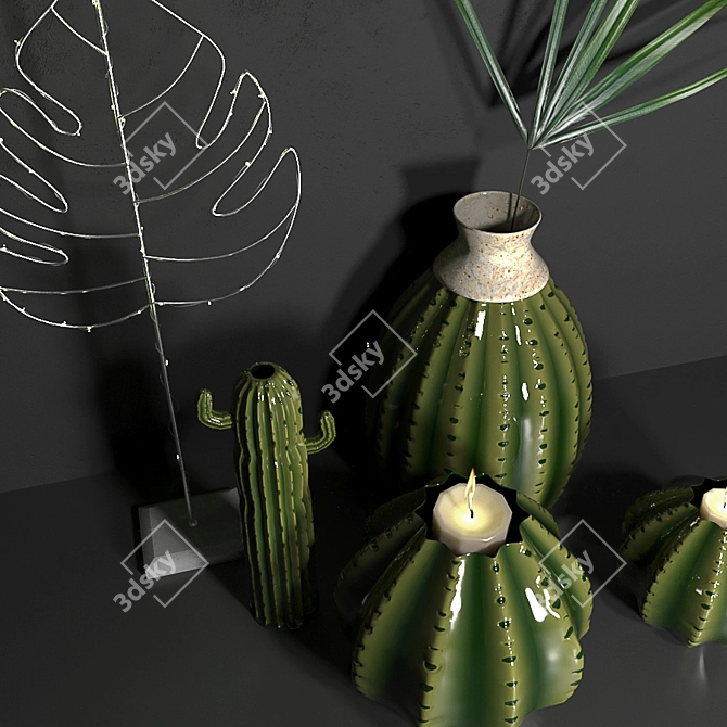 Athezza Vases: Timeless Elegance 3D model image 2