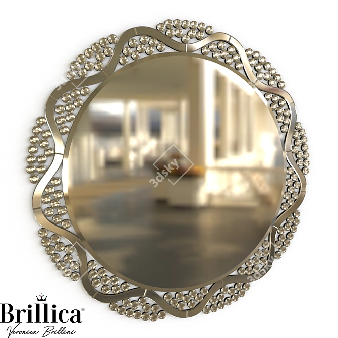 Italian-Designed Brillica Mirror BL900 3D model image 1