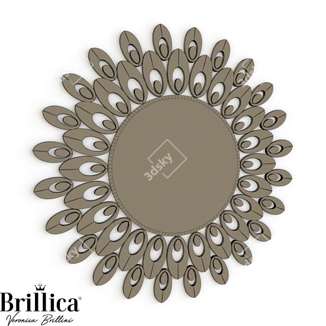 Brillica BL900 - Premium Italian Interior Mirror 3D model image 2