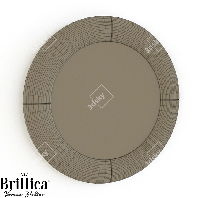 Italian Style Mirror - Brillica BL800 3D model image 2