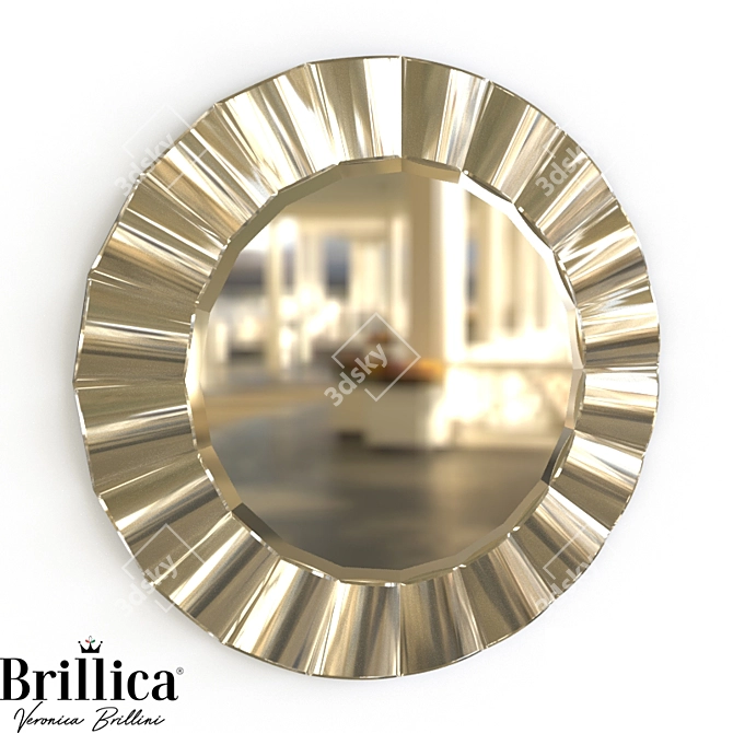 Reflective Elegance: Brillica Mirror BL960 3D model image 1