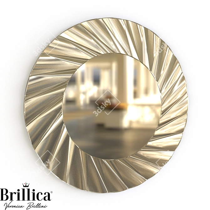 Italian Style Mirror: Brillica BL900 3D model image 1