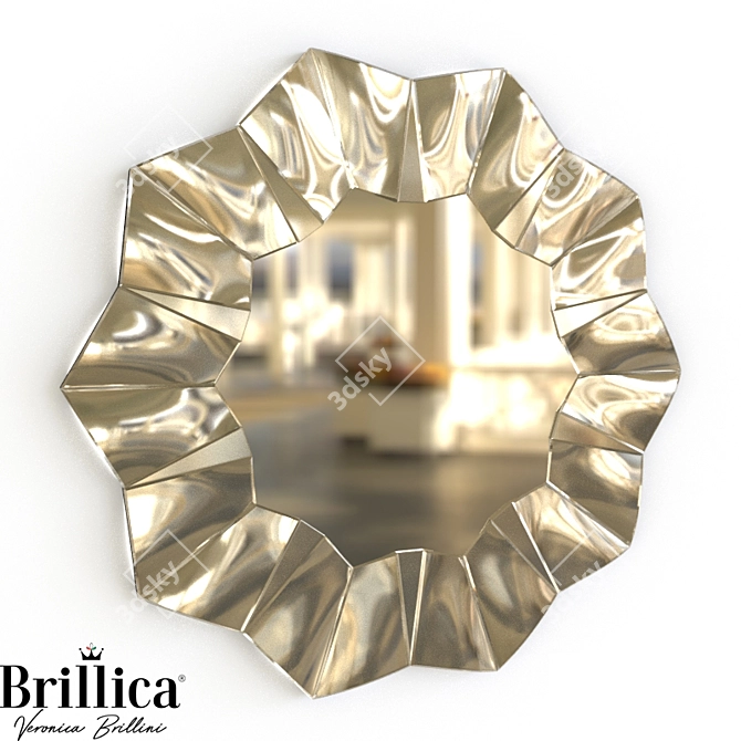 Brillica BL900: Italian Style Mirror 3D model image 1