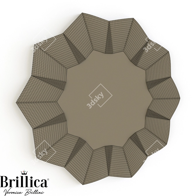 Brillica BL900: Italian Style Mirror 3D model image 2