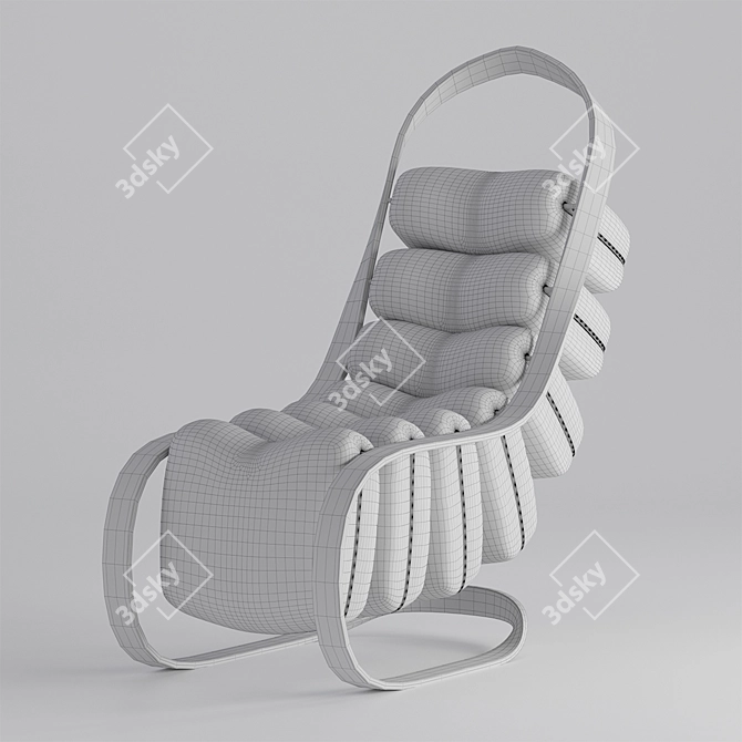 Transforming Caterpillar Chair 3D model image 3