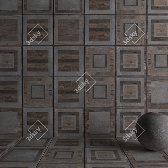 Game Smoke Wall & Floor Tiles - HD, Multi-texture 3D model image 3