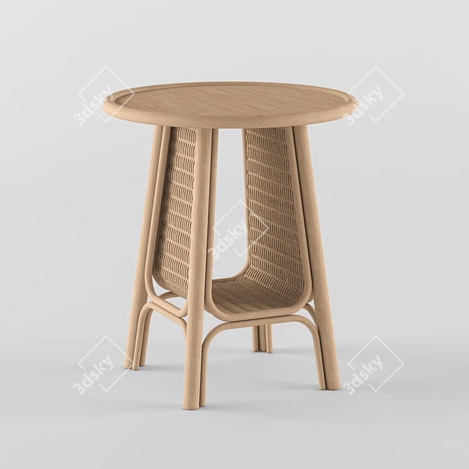 Modern Corridor Coffee Table 3D model image 1