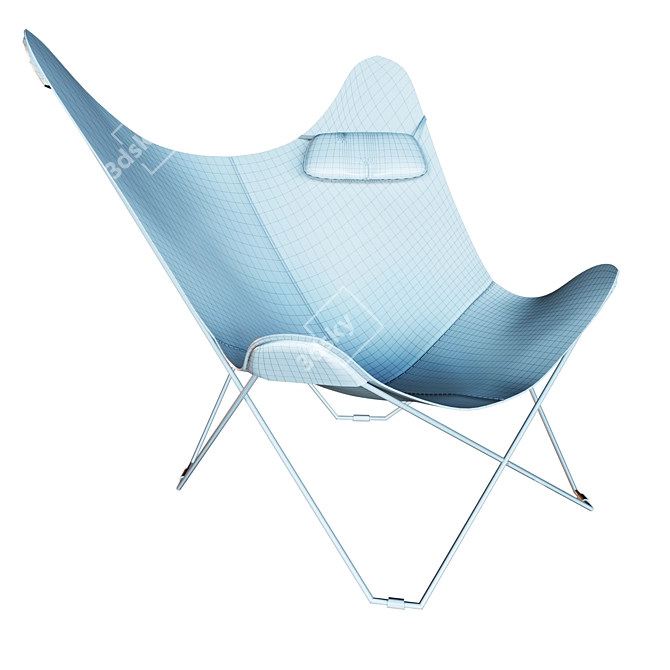 Butterfly Leather Chair 3D model image 3