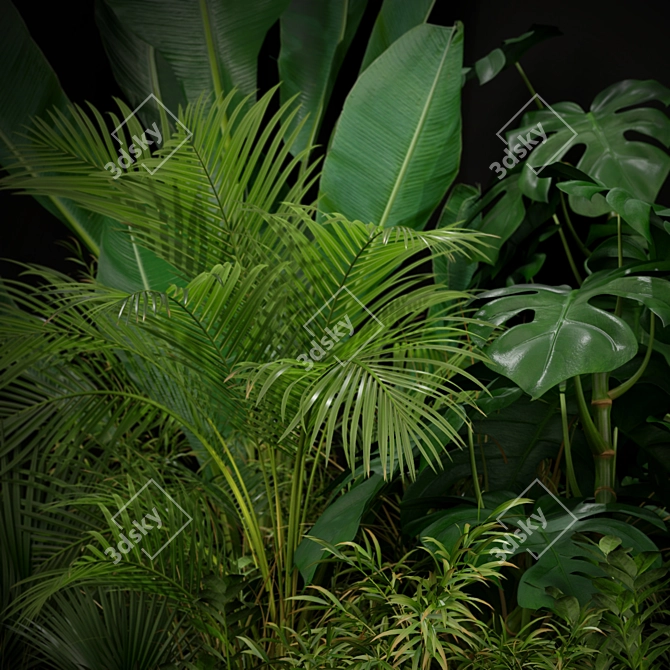 Bohemian Botanical Bliss 3D model image 2