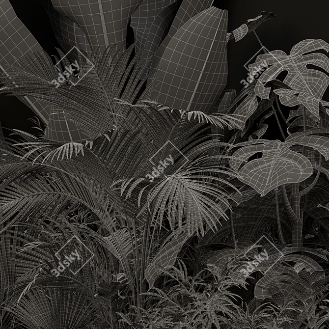 Bohemian Botanical Bliss 3D model image 3