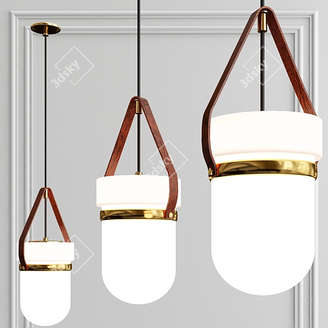 Almonds Pendant Lamp 3D model image 1