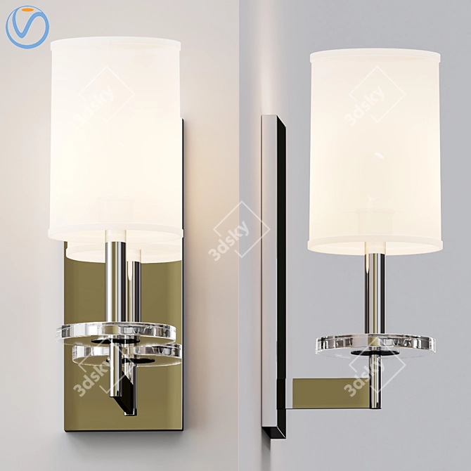 Elegant Visual Comfort Sconce 3D model image 1