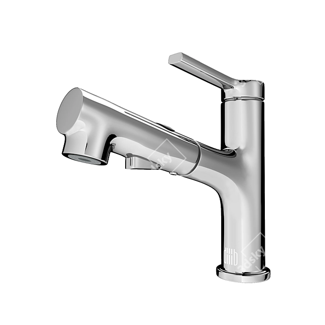 Xiaomi FlexiSpray: Versatile Extracting Faucet 3D model image 1