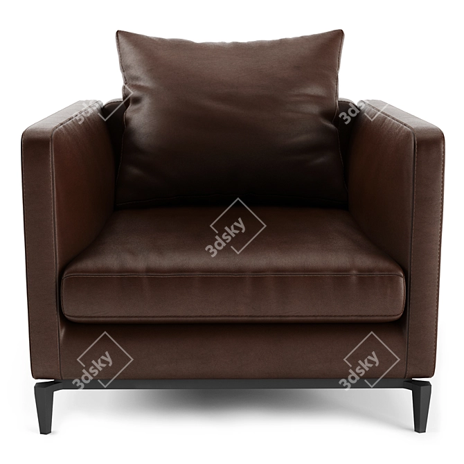 Modern Minotti Andersen Armchair 3D model image 2