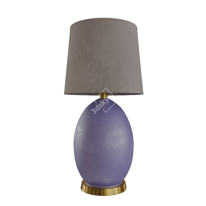 Sleek Modern Bedside Lamps 3D model image 3