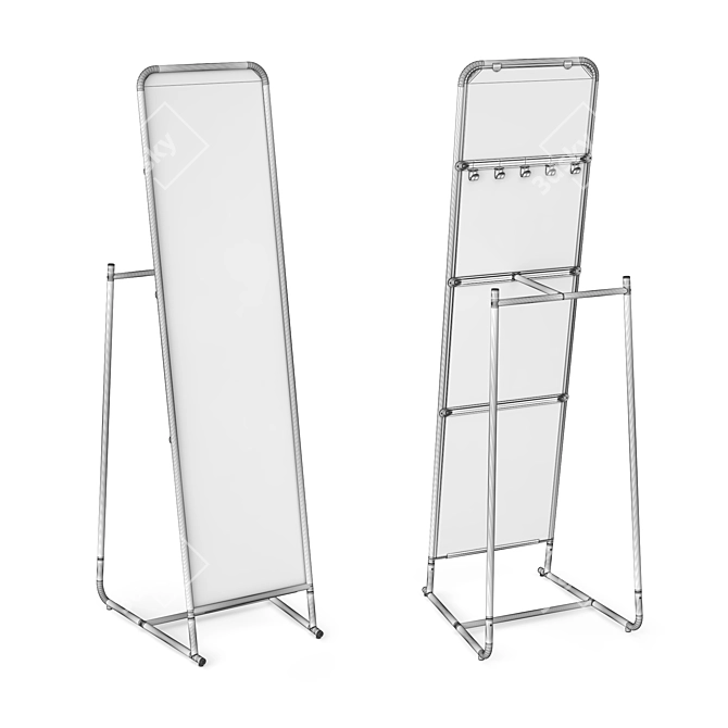 IKEA Knapper Floor Mirror 3D model image 2