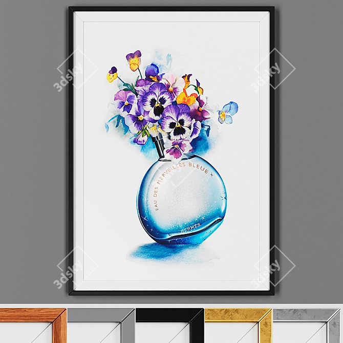 5 Variety Picture Frames, Your Choice 3D model image 1