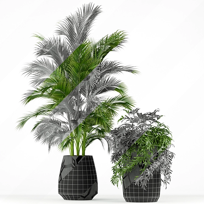 Botanical Oasis: 195 Plant Collection 3D model image 2