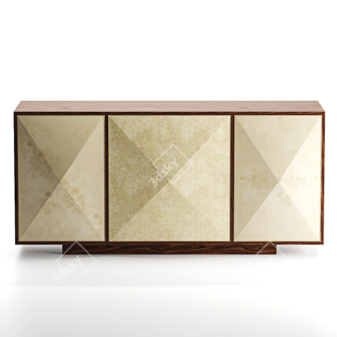 Sleek Pyramid Sideboard with Exquisite Craftsmanship 3D model image 1