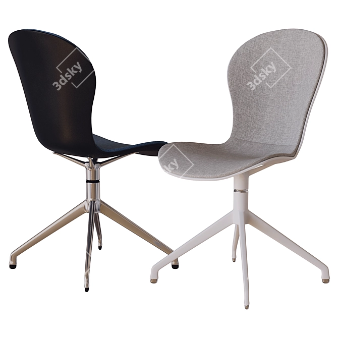 Adelaide Upholstered Chair - Modern Elegance for Your Home 3D model image 1