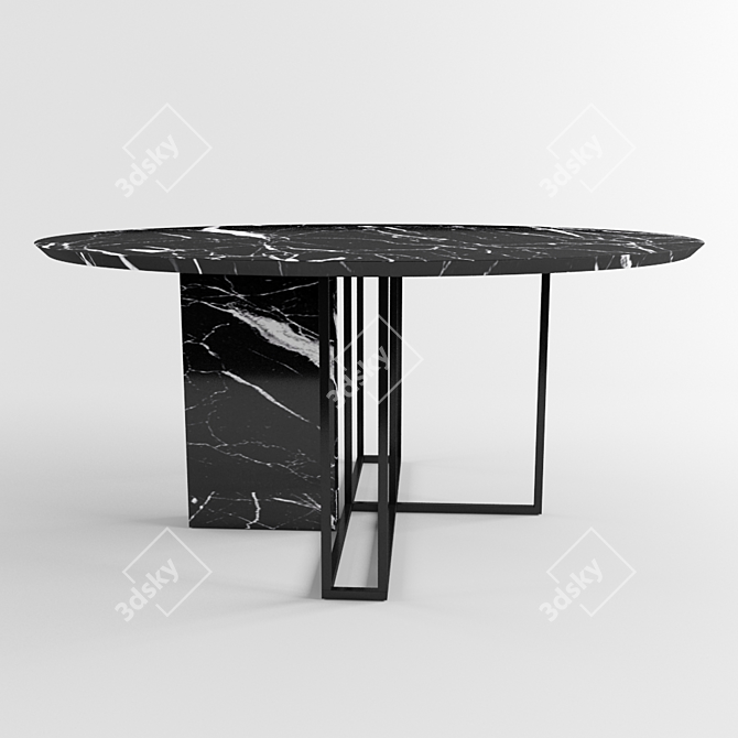Plinto XW Editions: Stylish and Functional Table 3D model image 1