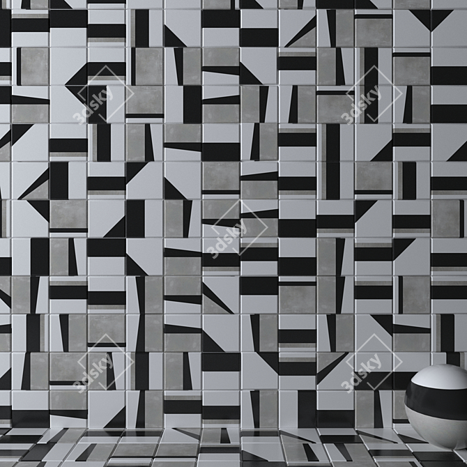 EDGE MIX Wall & Floor Tiles 3D model image 2