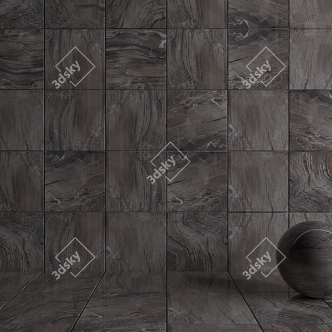 FLAVIKER Supreme Exotic Brown Wall Tiles 3D model image 3