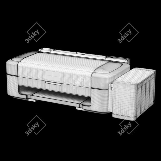 Epson L312 Inkjet Printer 3D model image 3