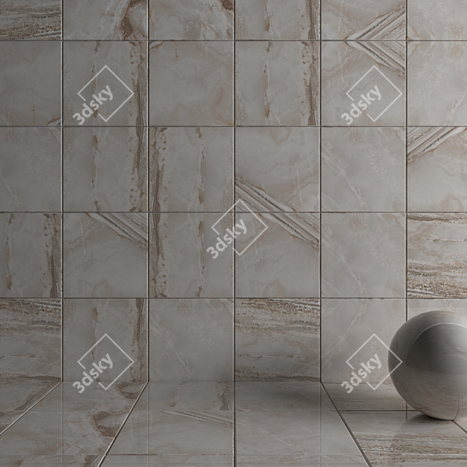 Flaviker Supreme Onix Prestige Wall/Floor Tiles 3D model image 3