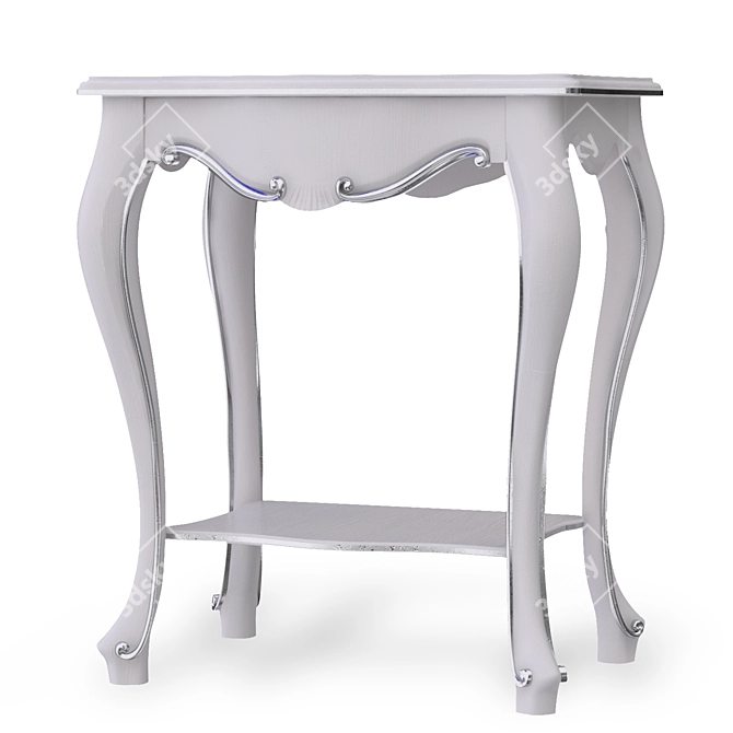 Romano Home Handcrafted Bedside Table 3D model image 2