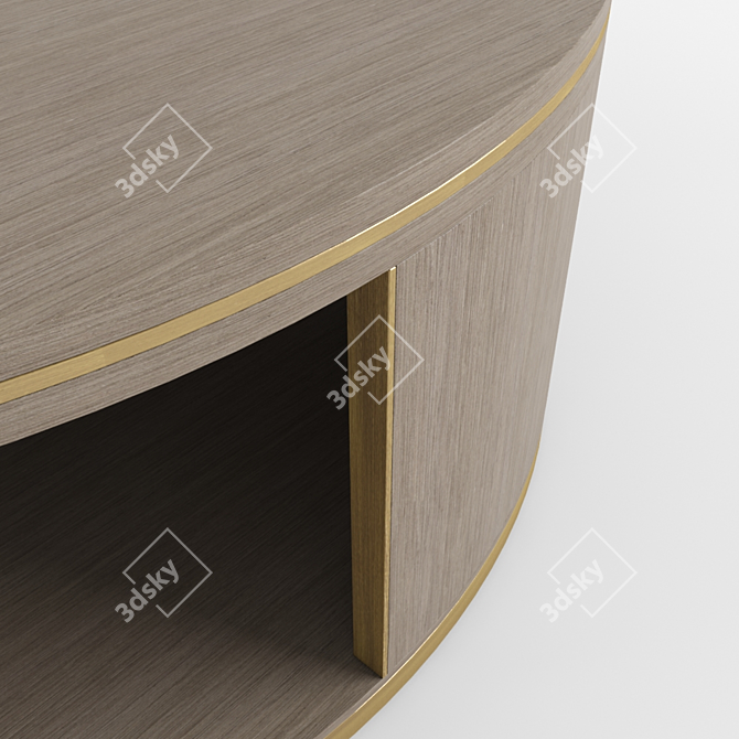 Contemporary LIVORNO Coffee Table: Stunning Design! 3D model image 2