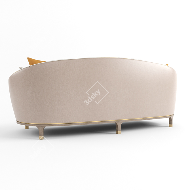 Elegant Verona Sofa by Frato 3D model image 1