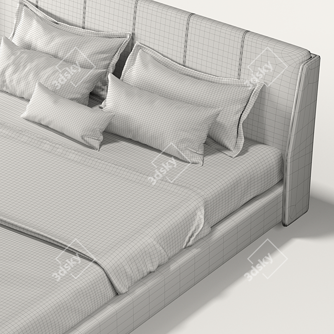 Miranda Bed by Laskasas 3D model image 3