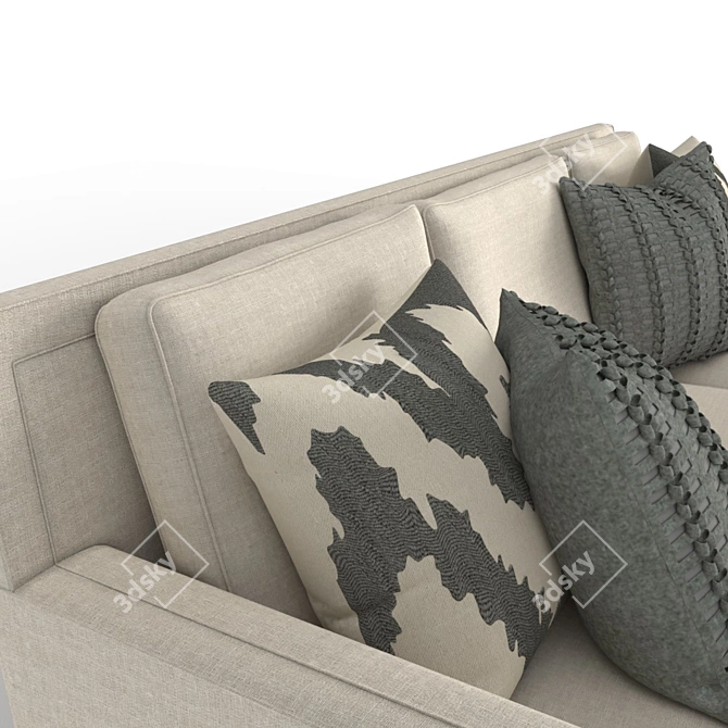 Bernhardt Addison Sofa: Timeless Elegance for Your Living Space 3D model image 3