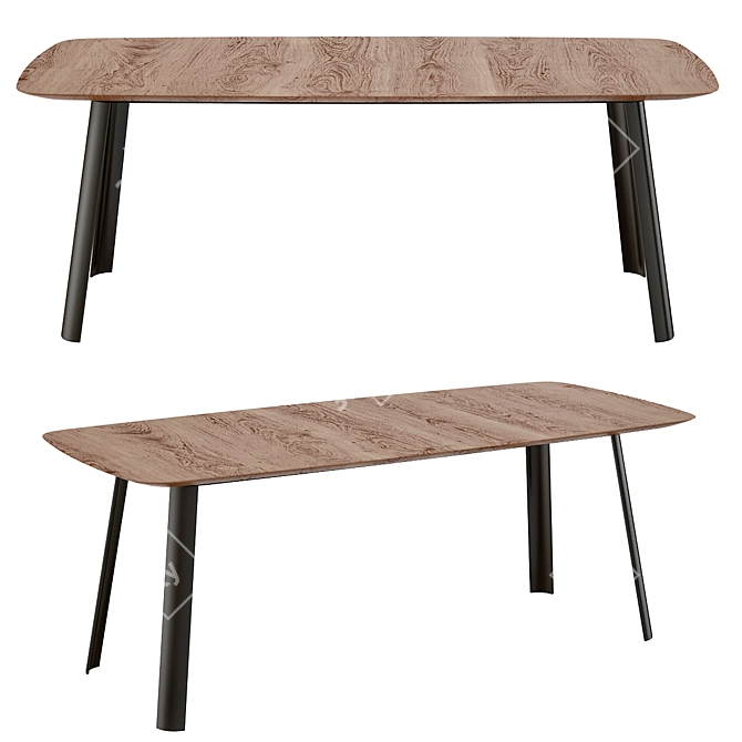 Stylish Prostoria Table | Modern Design 3D model image 1