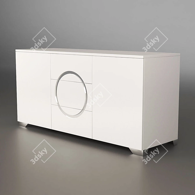 DUPEN W-743 Sideboard: Stylish and Functional 3D model image 2