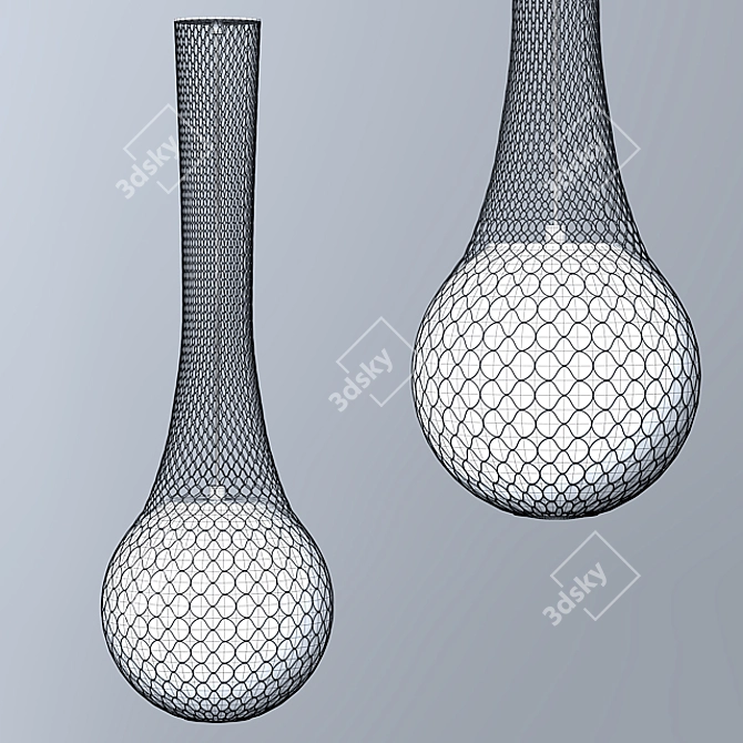 Sleek Pendant Lighting Elegance 3D model image 2