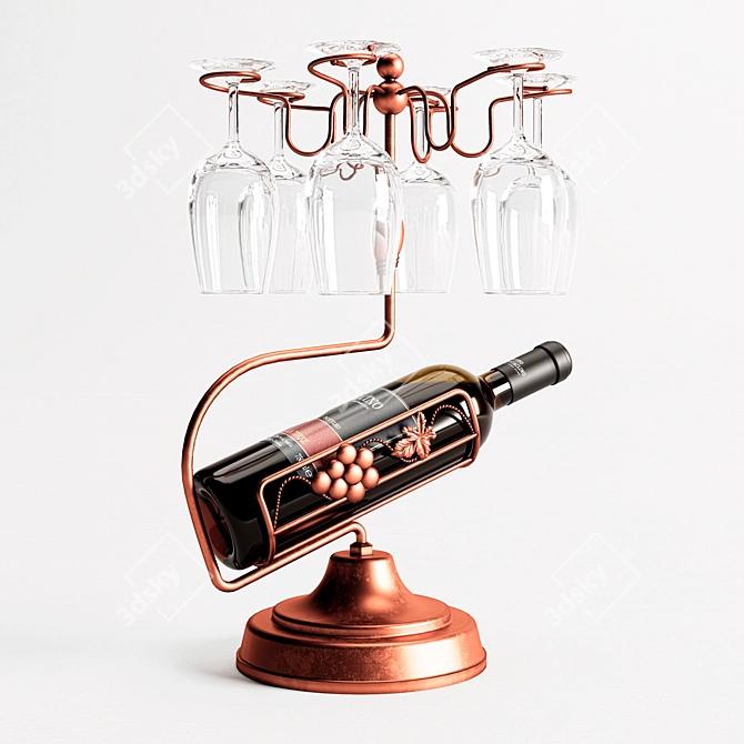 Bar Counter Set: Stylish and Functional 3D model image 1