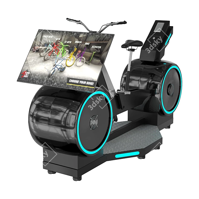 VR Bike Arcade: High Profit 9D Bicycle Simulator 3D model image 2