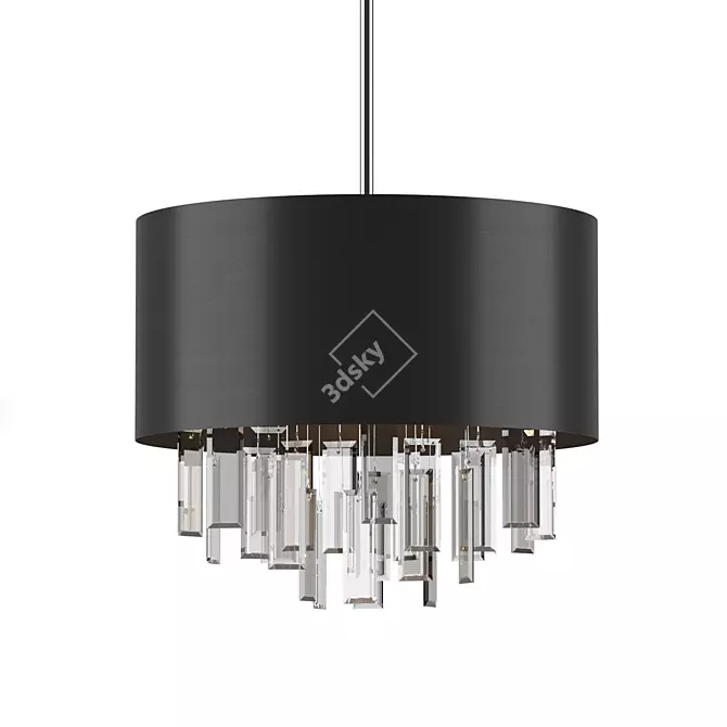 Elegant Glint Pendant Light 3D model image 1