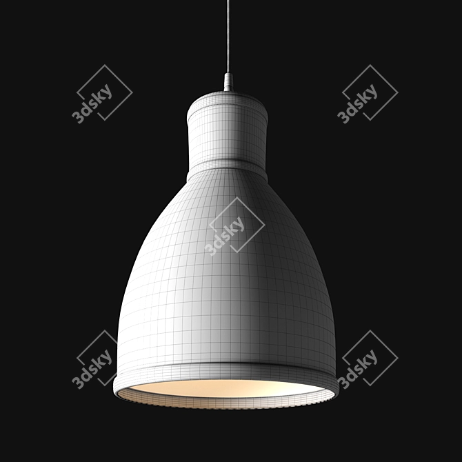 Bronze Soft Light Lamp 3D model image 3