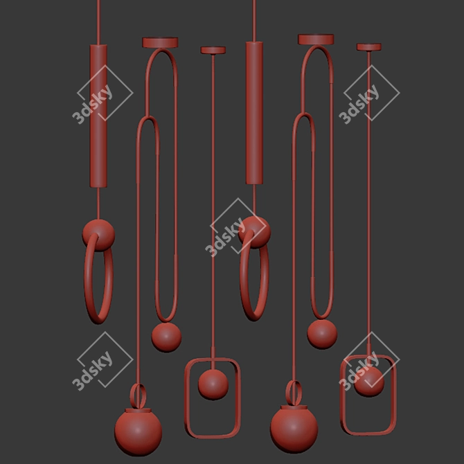 Title: Versatile 3D Light Set 3D model image 2