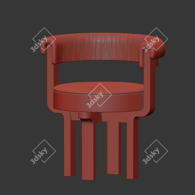 Elegant Kana Chair by Vonnegut 3D model image 2