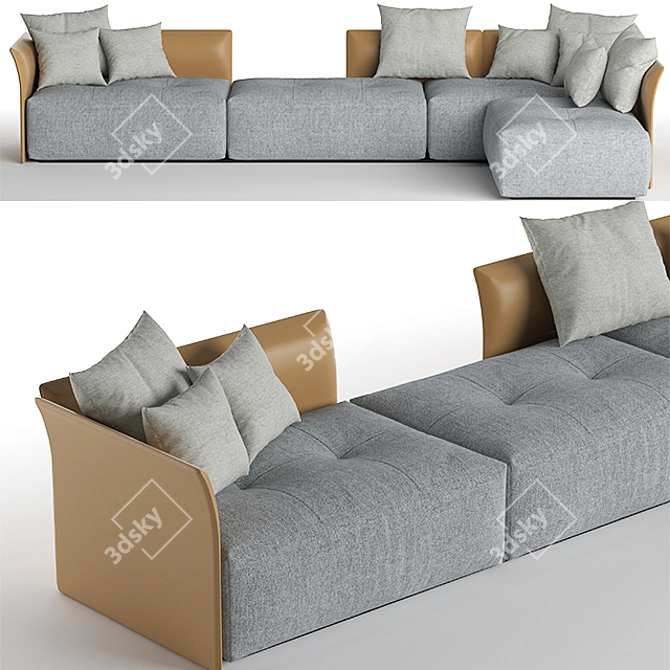 Modern Comodo Sofa 3D model image 2