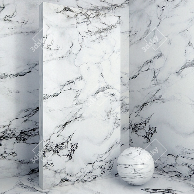 Elegant Marble030: A Touch of Luxury 3D model image 1